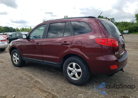 2008 Hyundai Santa Fe Gls z USA, uszkodzony, nr VIN 5NMSG13DX8H181578